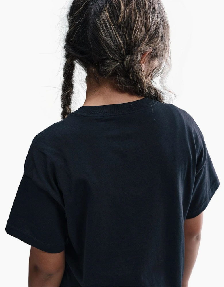 Graphic Text Crew Neck Short Sleeve T-Shirt
