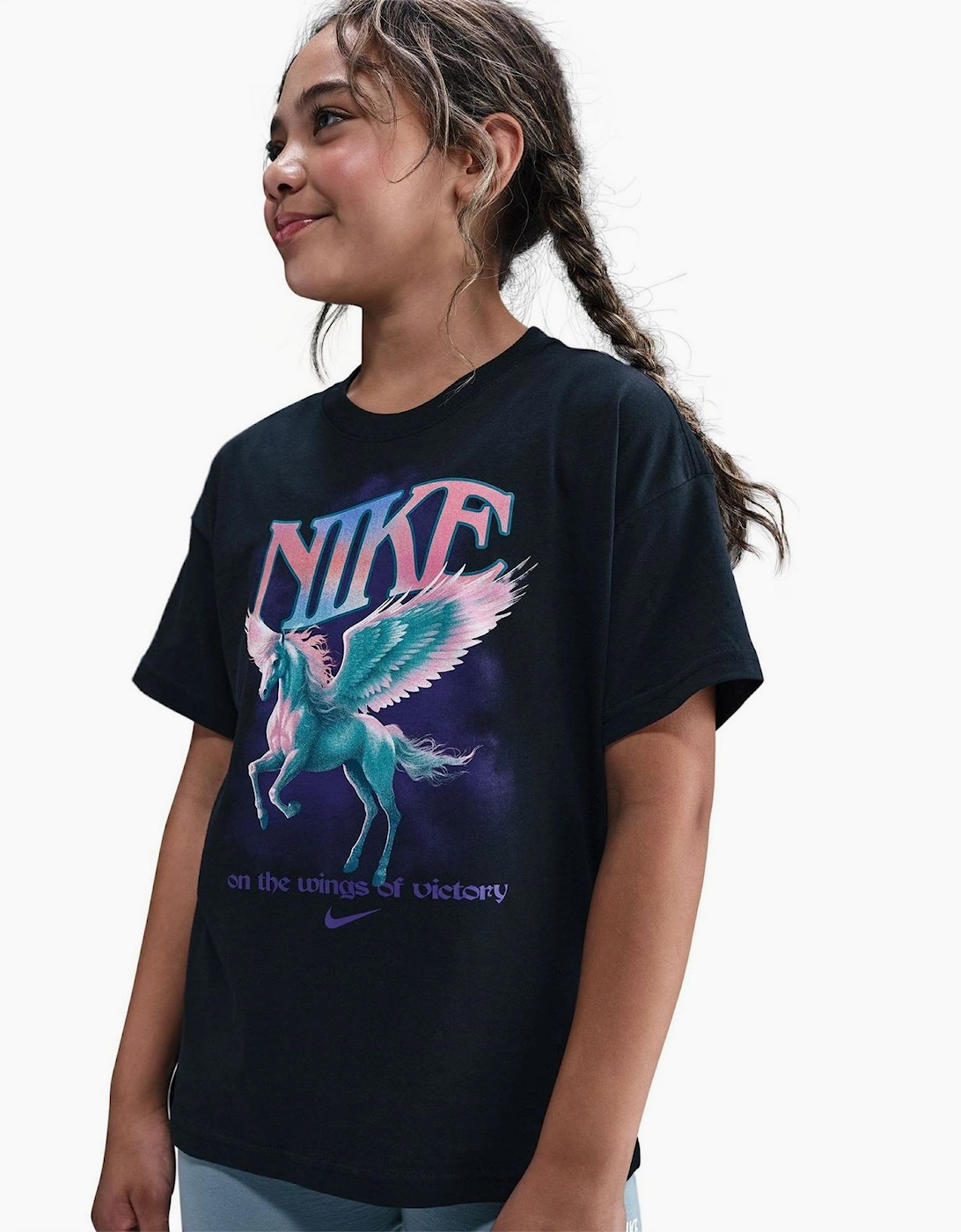 Graphic Text Crew Neck Short Sleeve T-Shirt