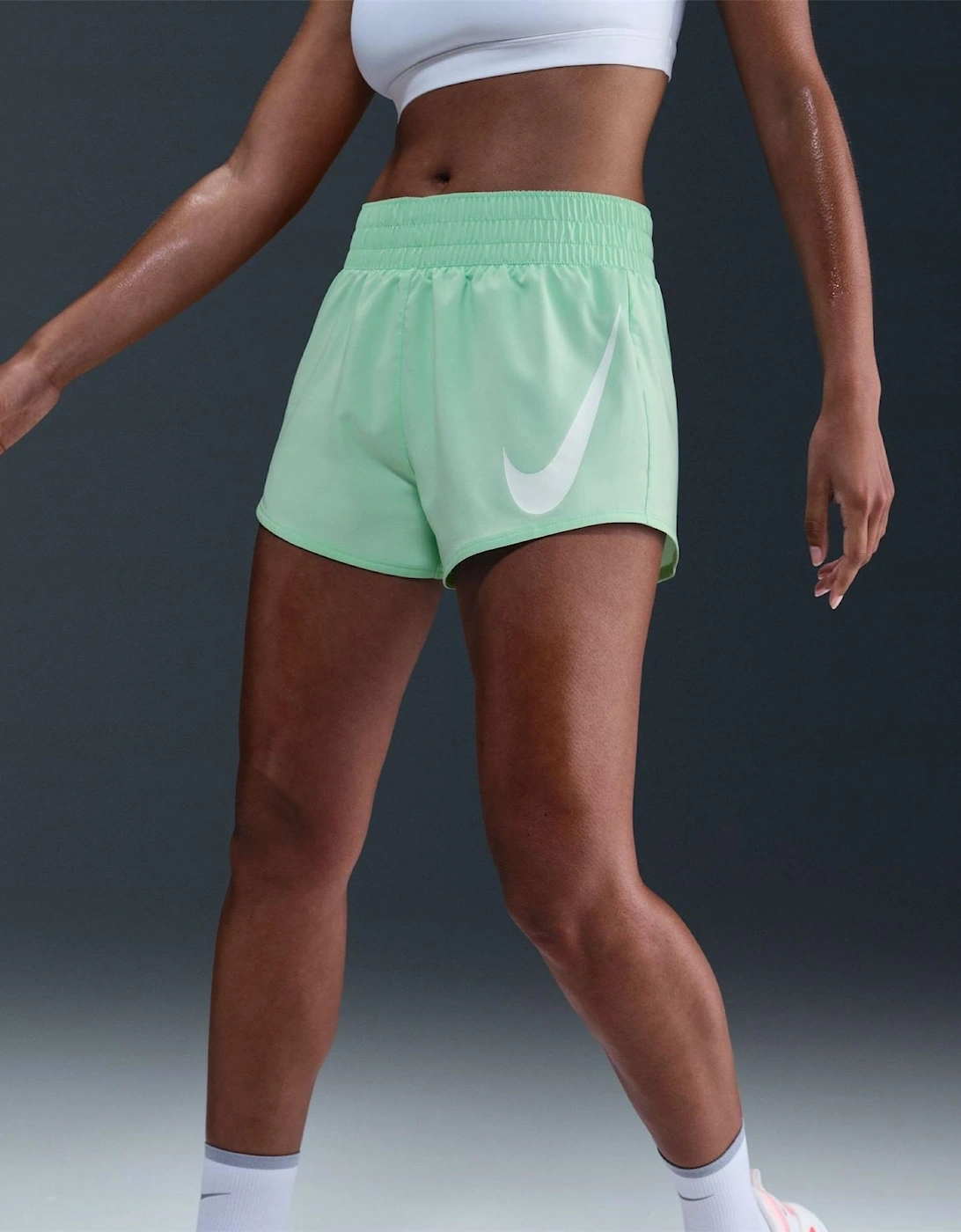 Swoosh Running Road Shorts with Elasticated Waistband