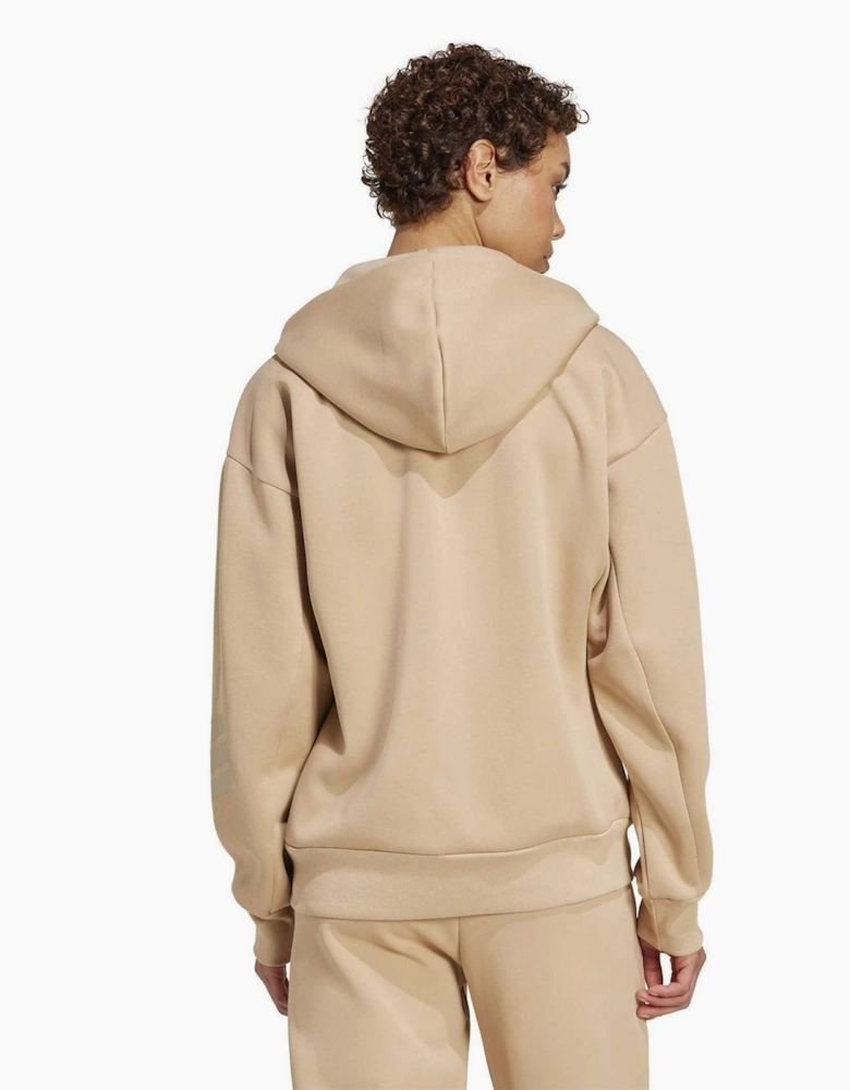 Kangaroo Pocket Hooded Long Sleeve Sweatshirt