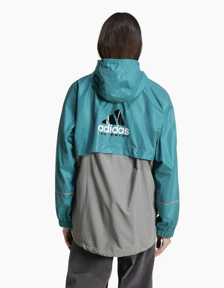 EQT Drawstring Bold Logo Rain Coat Jacket