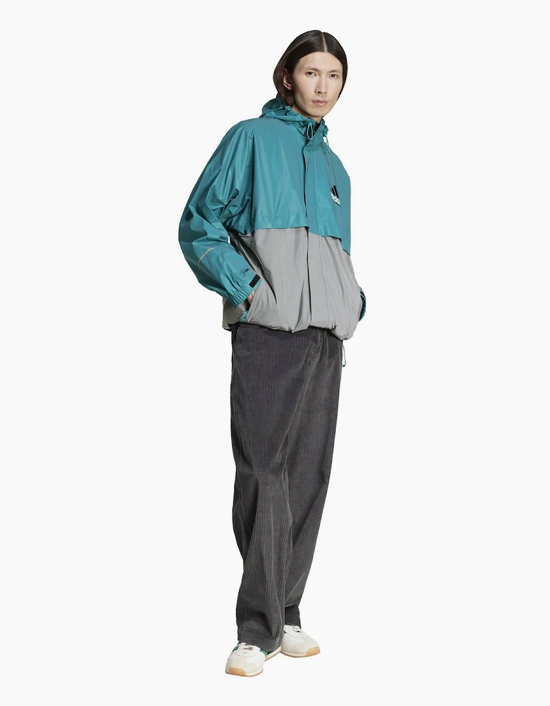 EQT Drawstring Bold Logo Rain Coat Jacket
