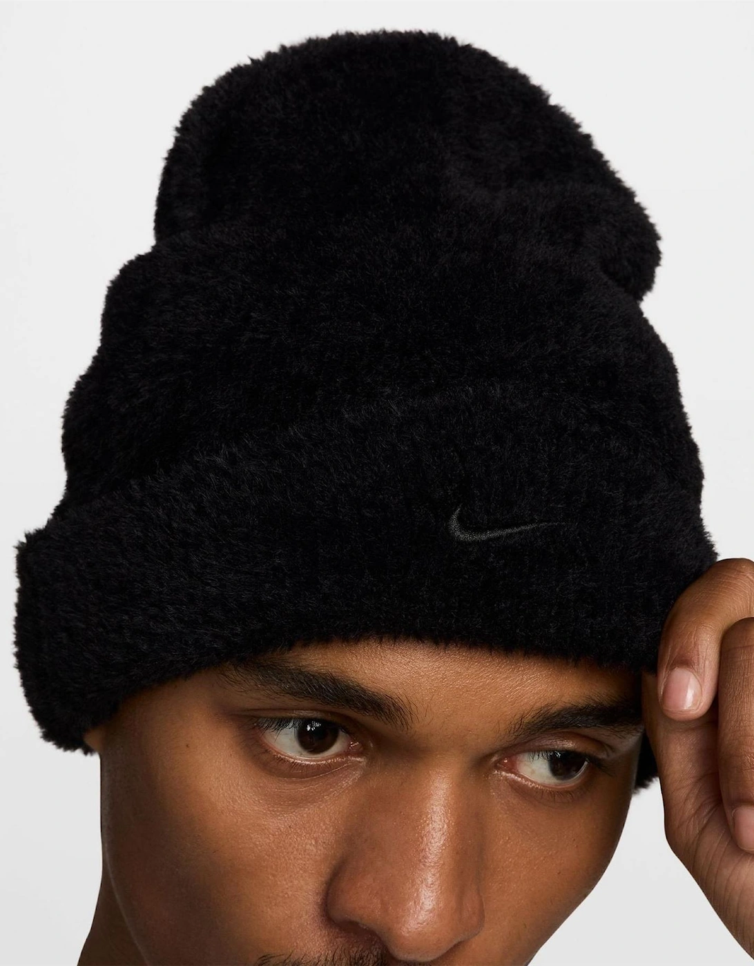 Logo Soft Feel Turn Up Brim Beanie