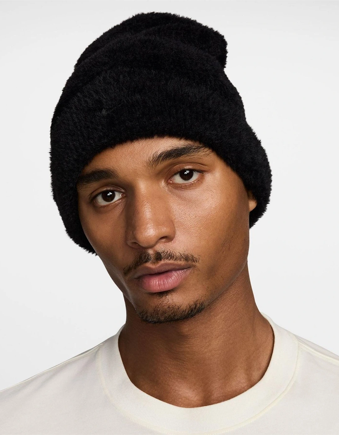 Logo Soft Feel Turn Up Brim Beanie