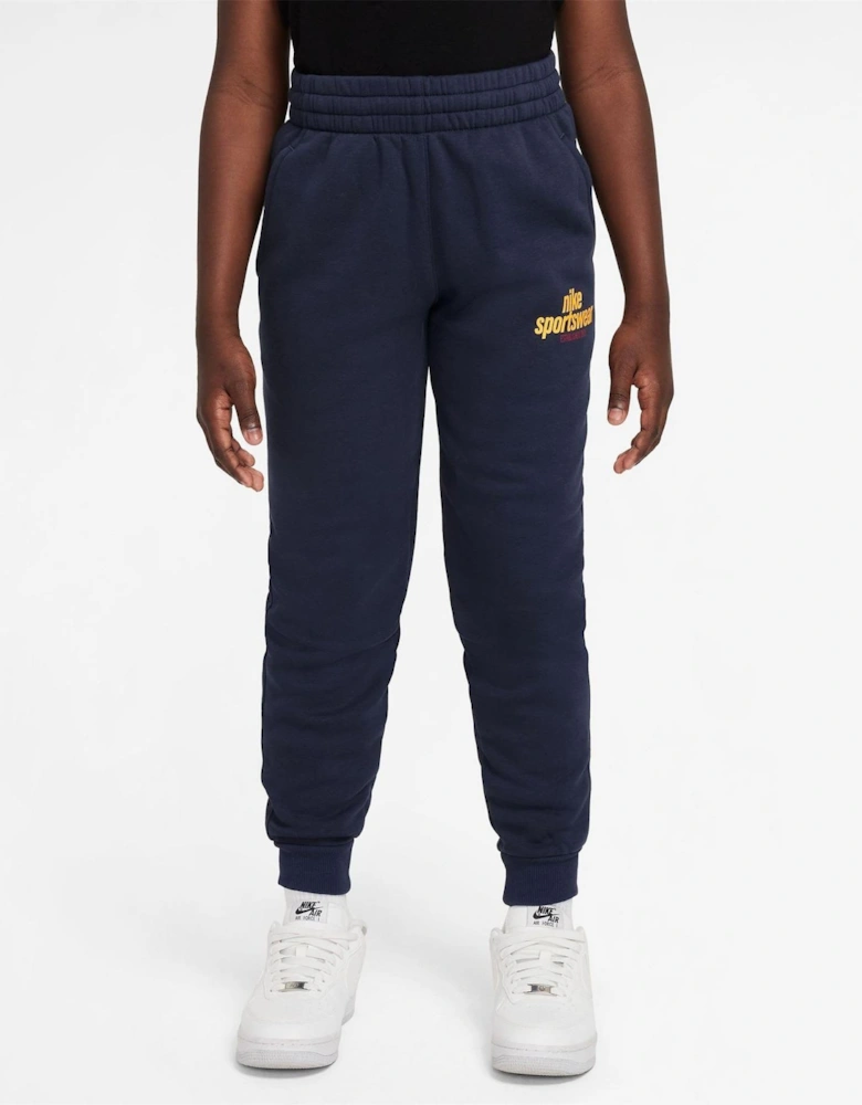 NSW Club Solid Patterned Slim Joggers