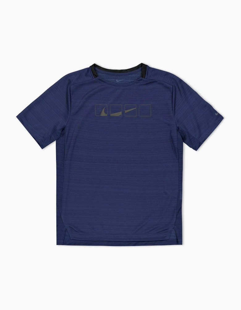 Text Graphic Crew Neck Short Sleeve Competition T-Shirt