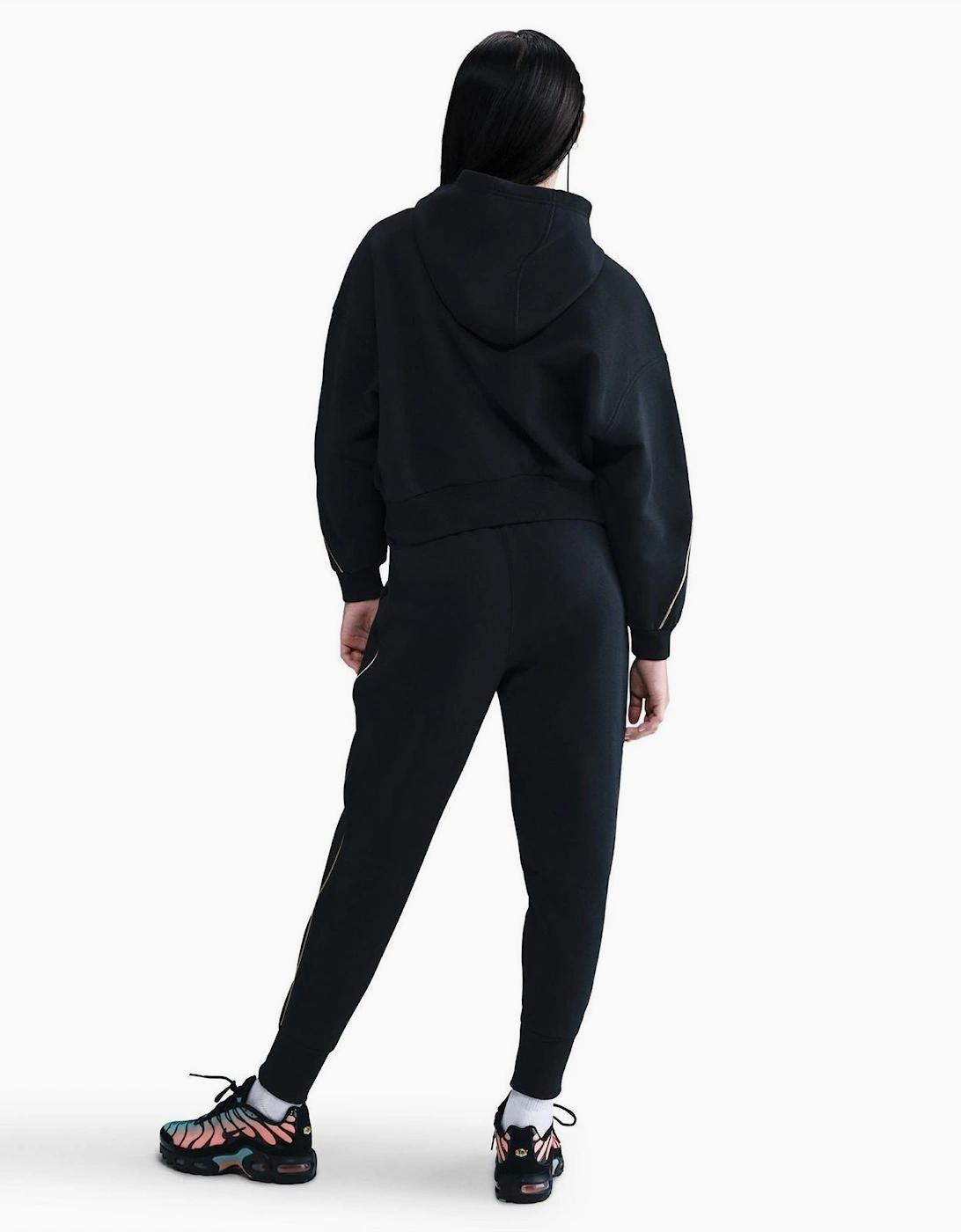 Club Solid Patterned Tapered Joggers