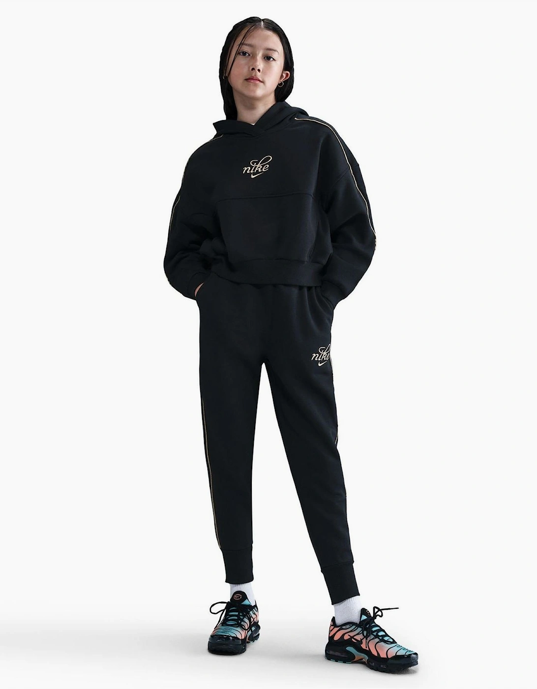 Club Solid Patterned Tapered Joggers