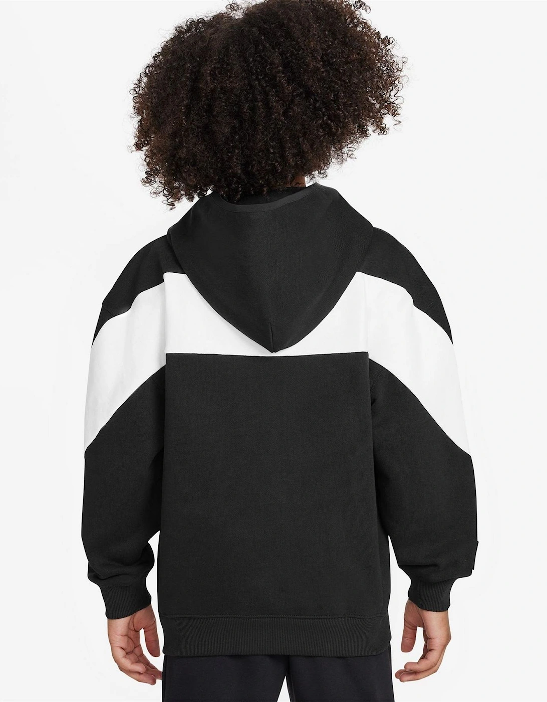 Air Fleece Wordmark Hooded Long Sleeve Sweatshirt