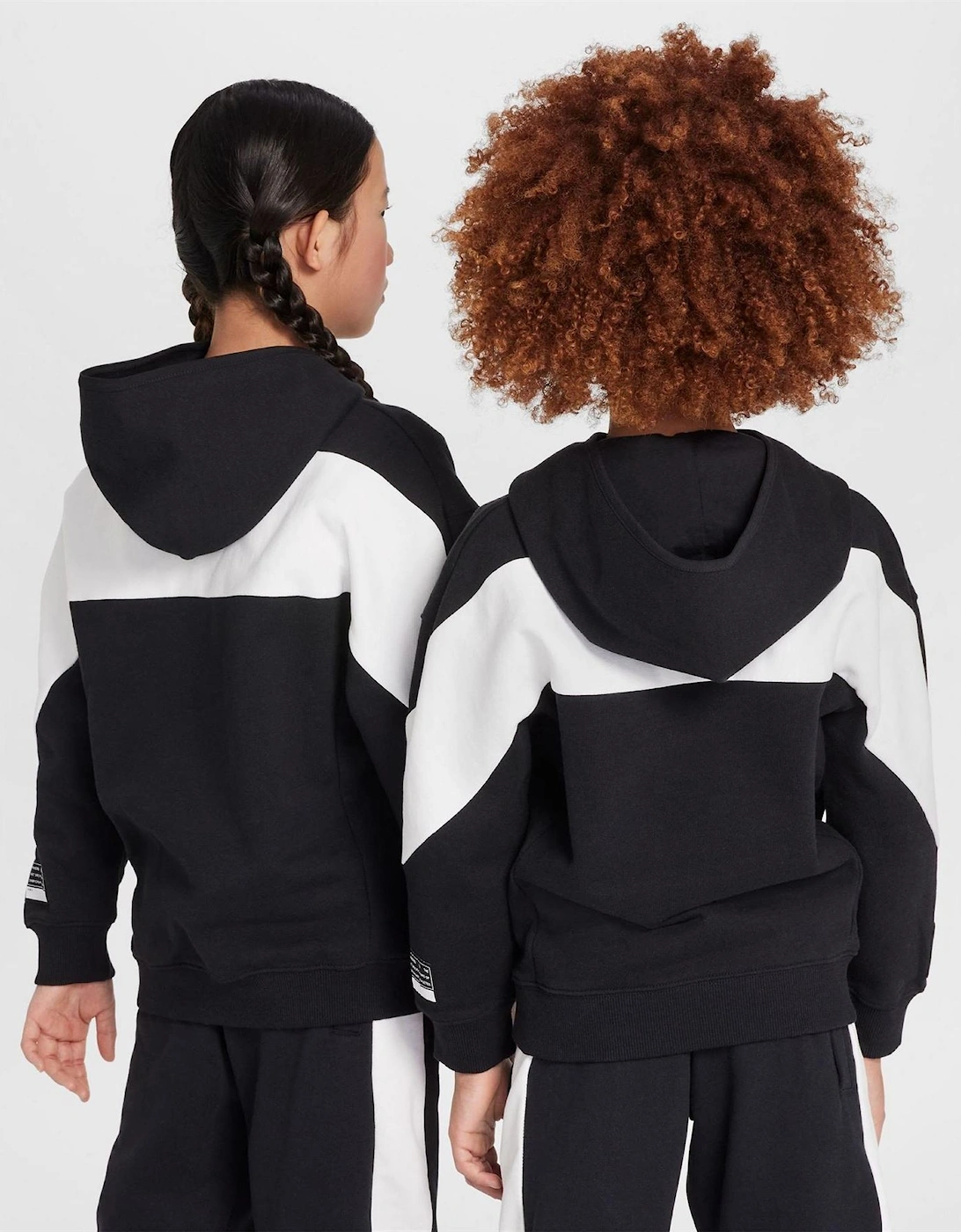 Air Fleece Wordmark Hooded Long Sleeve Sweatshirt
