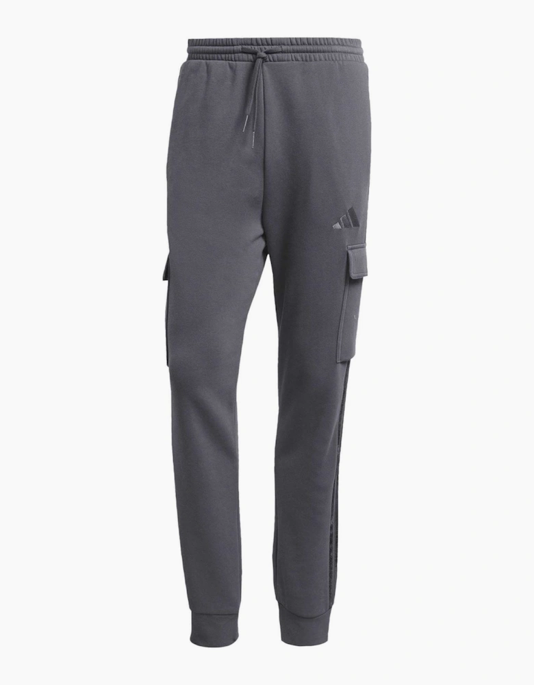 Three Stripes Patterned Slim Joggers