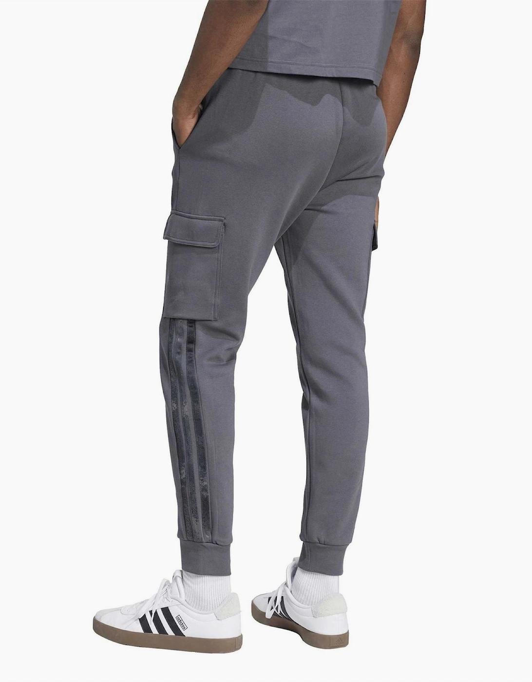 Three Stripes Patterned Slim Joggers