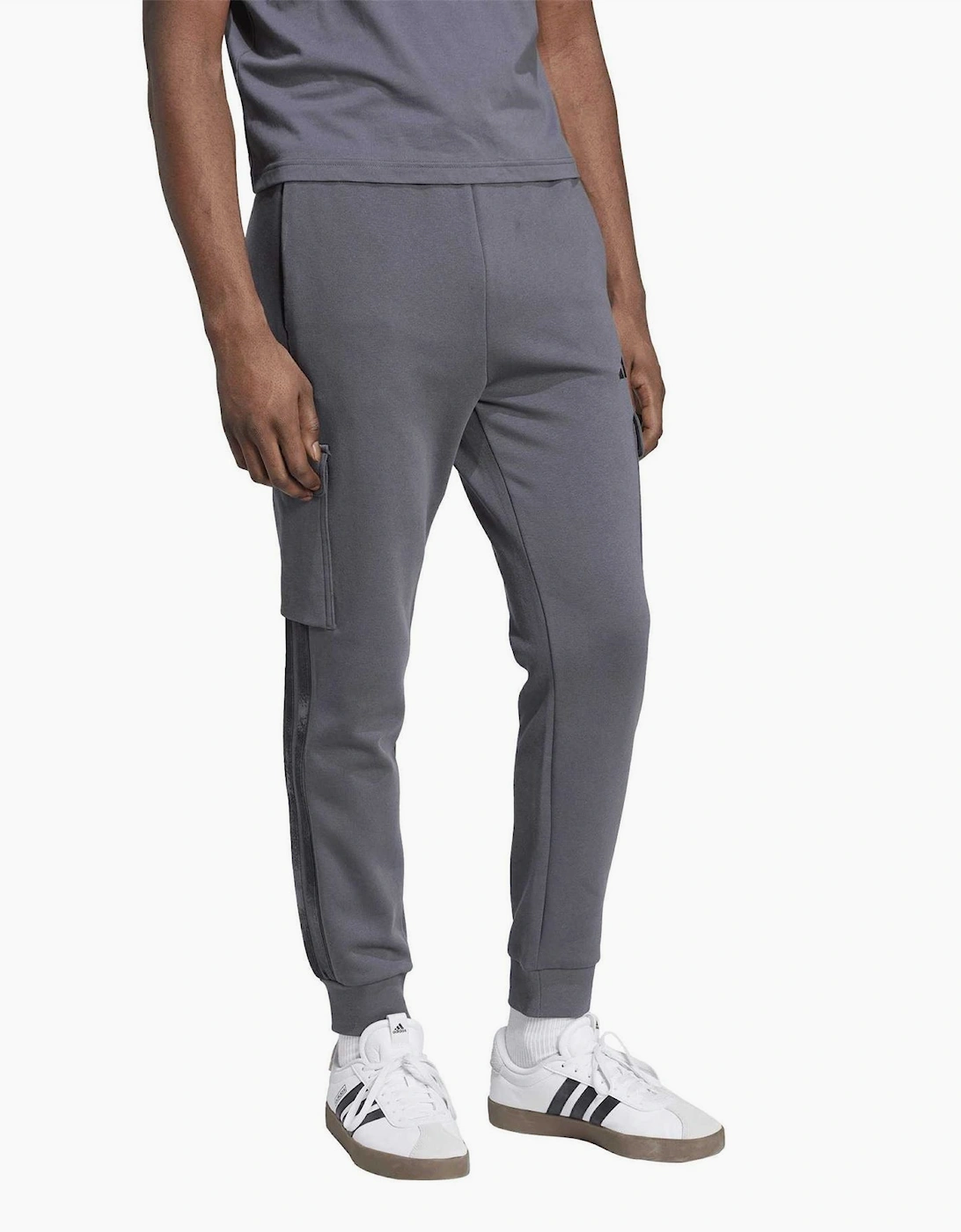 Three Stripes Patterned Slim Joggers