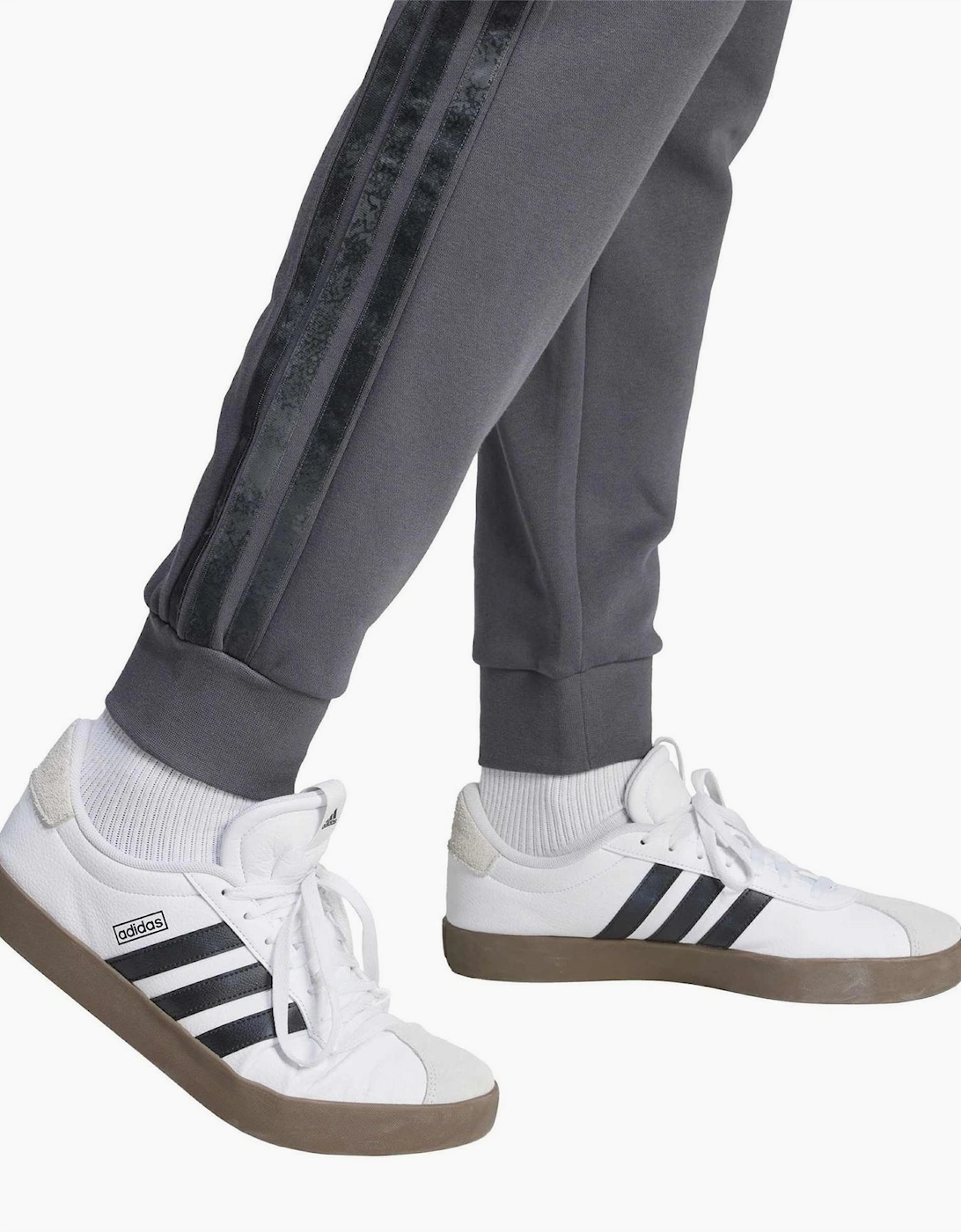 Three Stripes Patterned Slim Joggers