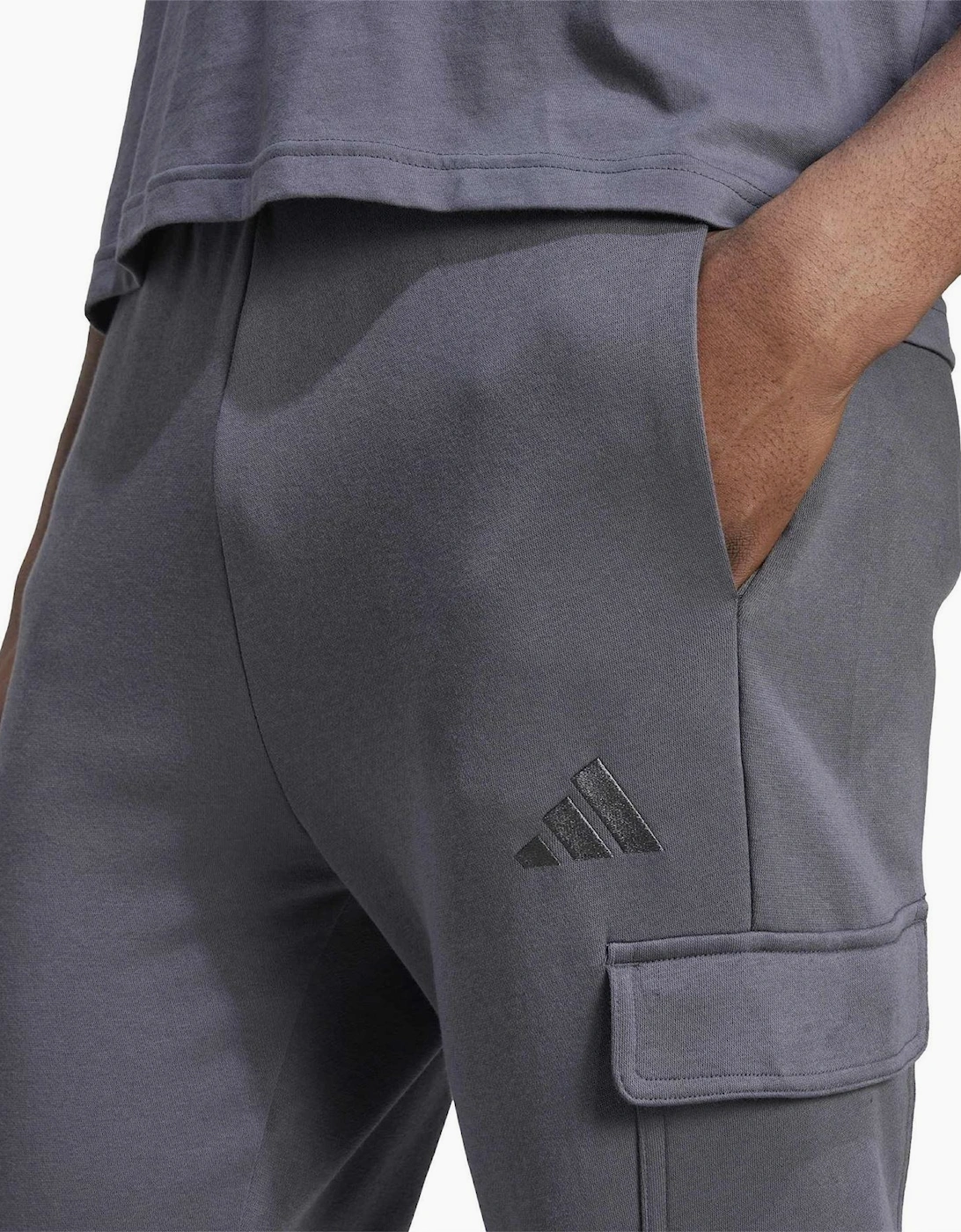 Three Stripes Patterned Slim Joggers