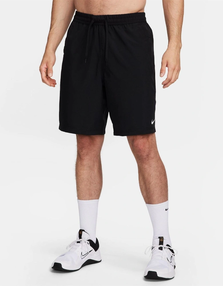 Form 9 Inch Solid Patterned Athletic Shorts
