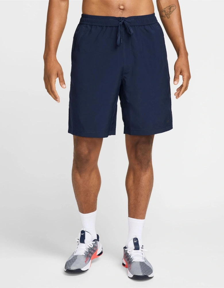 Form 9 Inch Solid Patterned Athletic Shorts