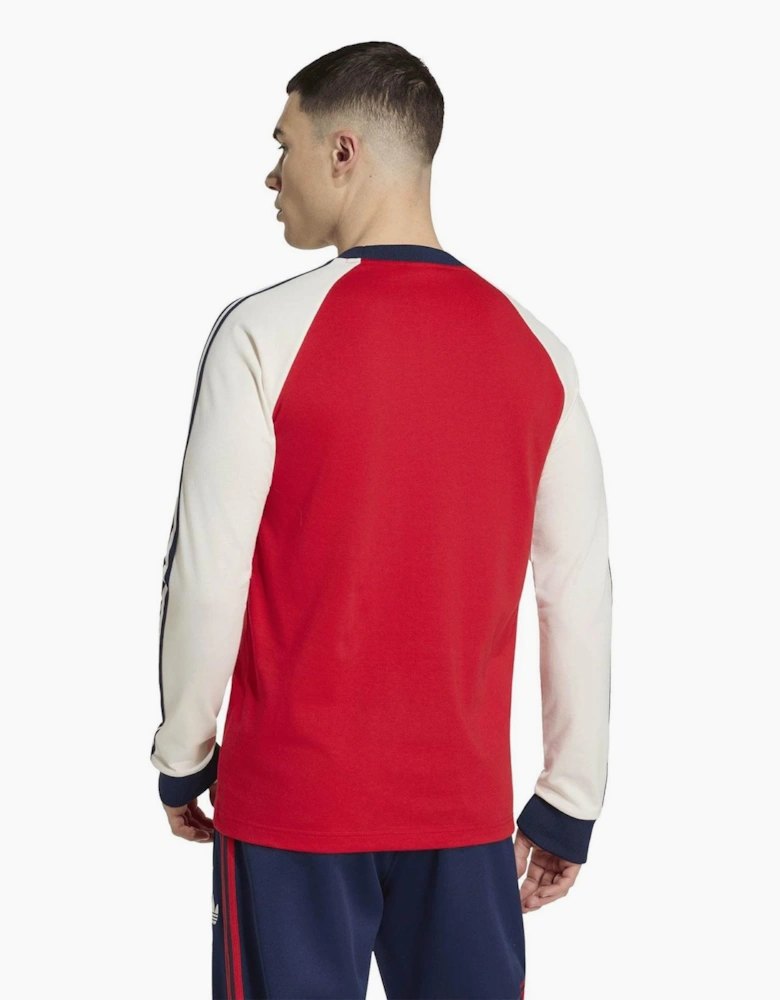 Arsenal Crew Neck Long Sleeve Raglan Jersey T-Shirt