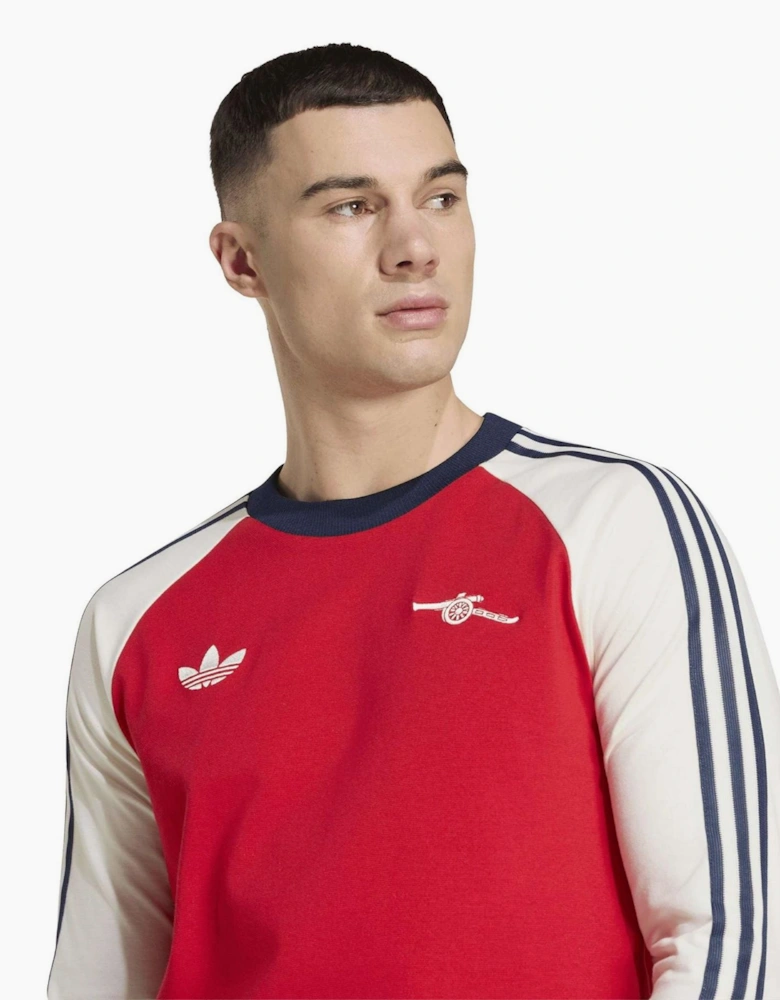 Arsenal Crew Neck Long Sleeve Raglan Jersey T-Shirt