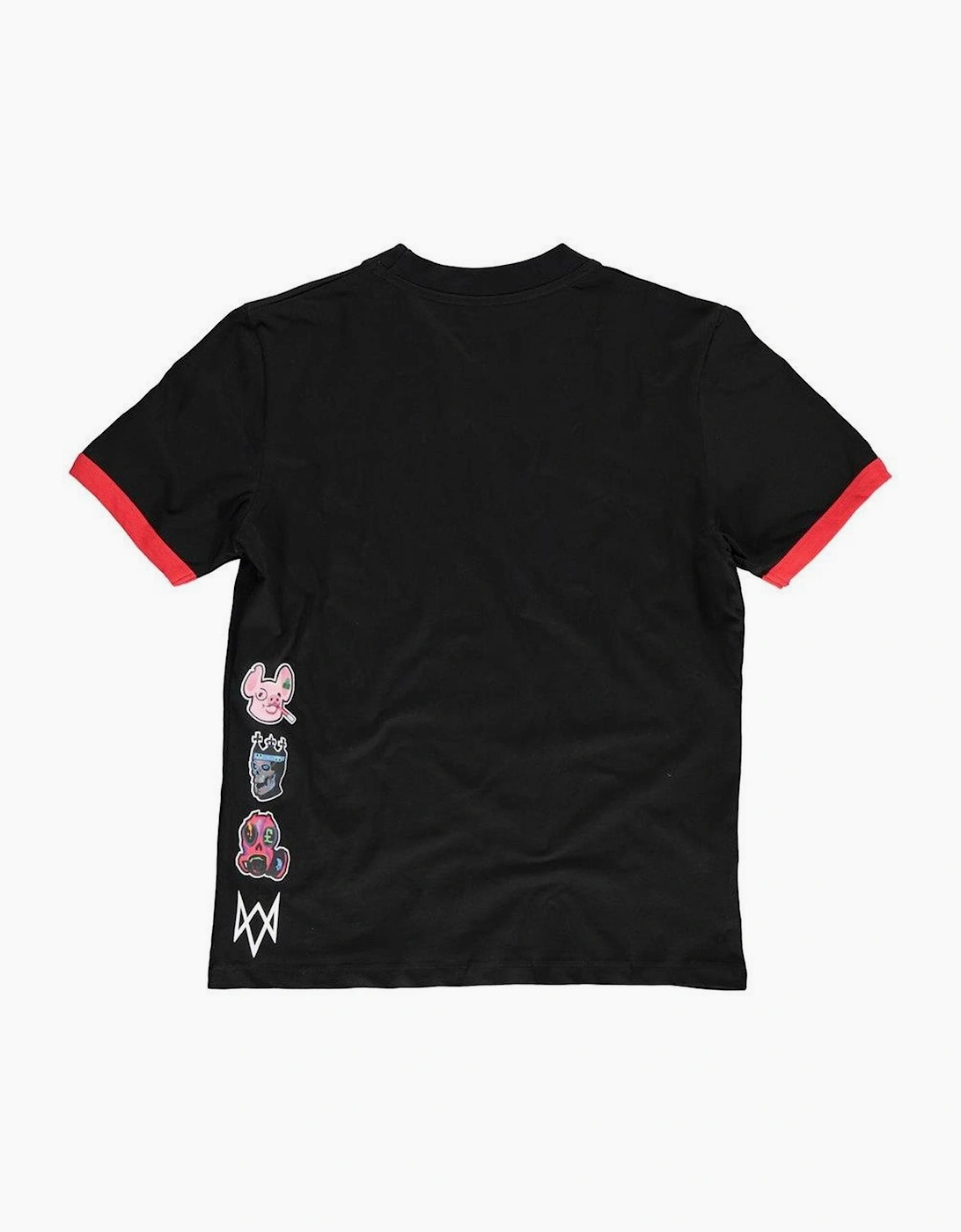 Watch Dogs Graphic Crew Neck Short Sleeve Jersey T-Shirt