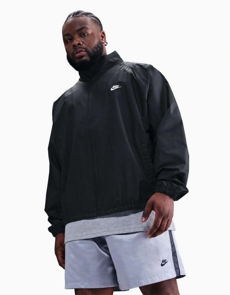 Roscoe Logo Print High Neck Long Sleeve Top