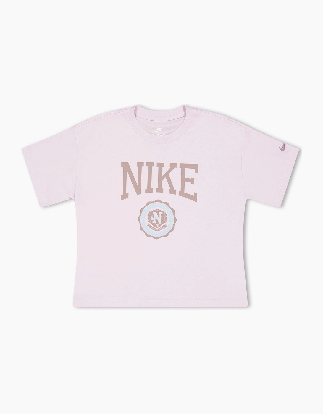 Text Graphic Crew Neck Short Sleeve T-Shirt, 3 of 2