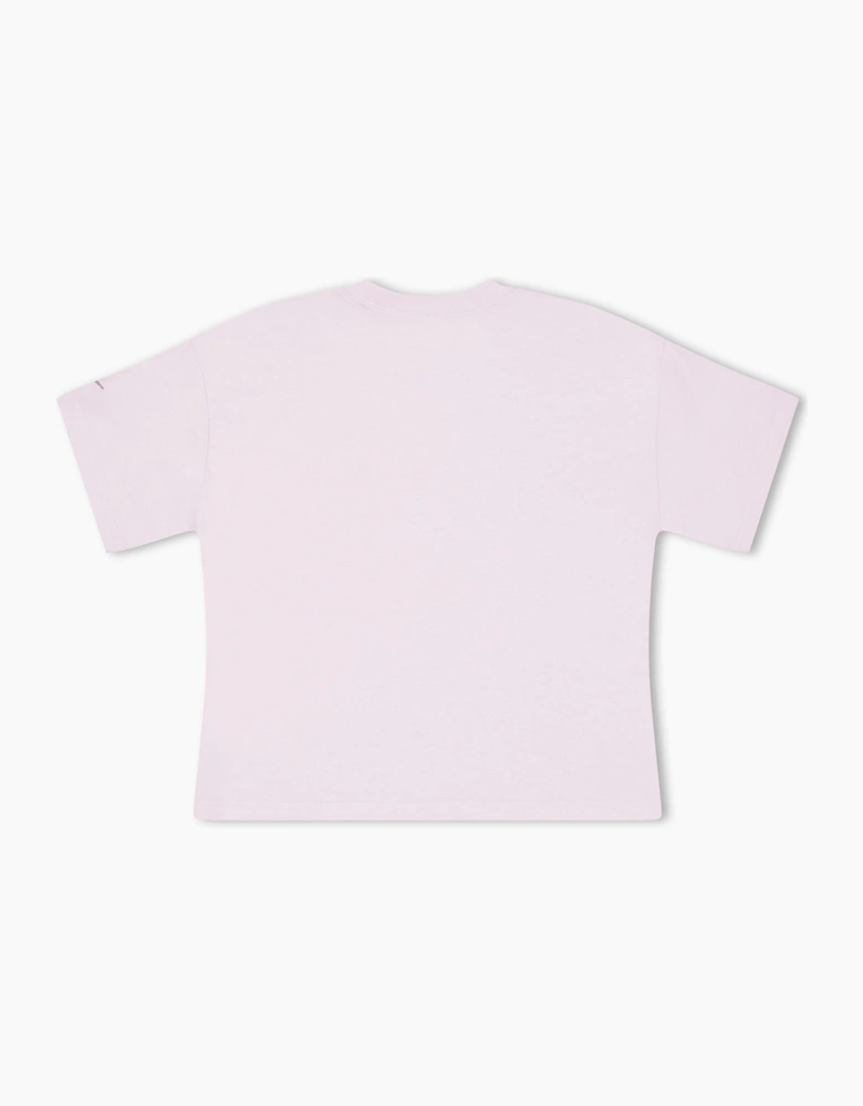 Text Graphic Crew Neck Short Sleeve T-Shirt