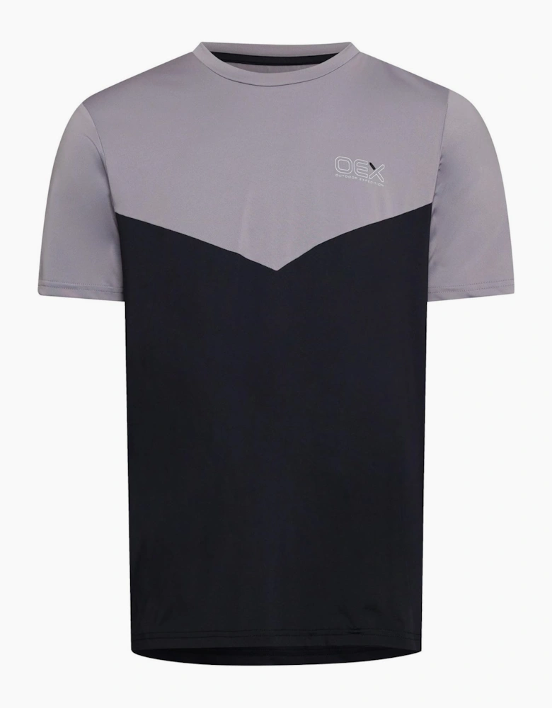 Flynn Logo Print Crew Neck Short Sleeve T-Shirt
