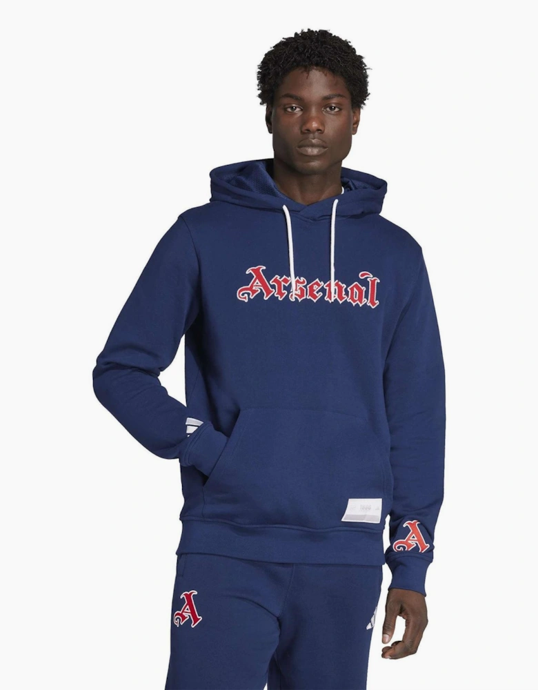 Arsenal Hooded Neck Long Sleeve Sweatshirt