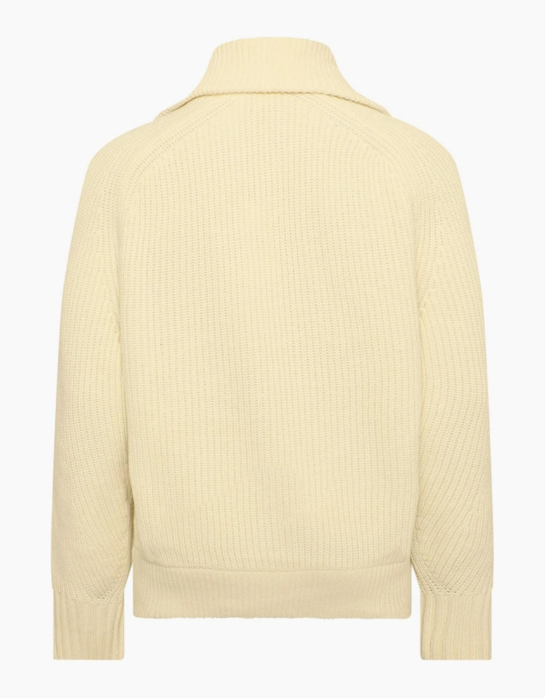 Full Zip Knitted Top