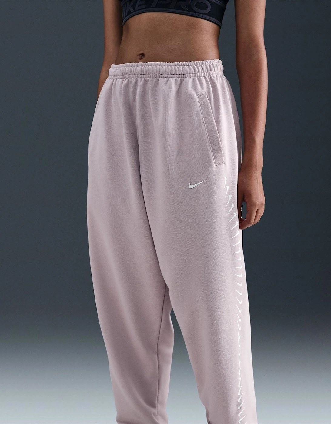 Solid Patterned Slim Joggers