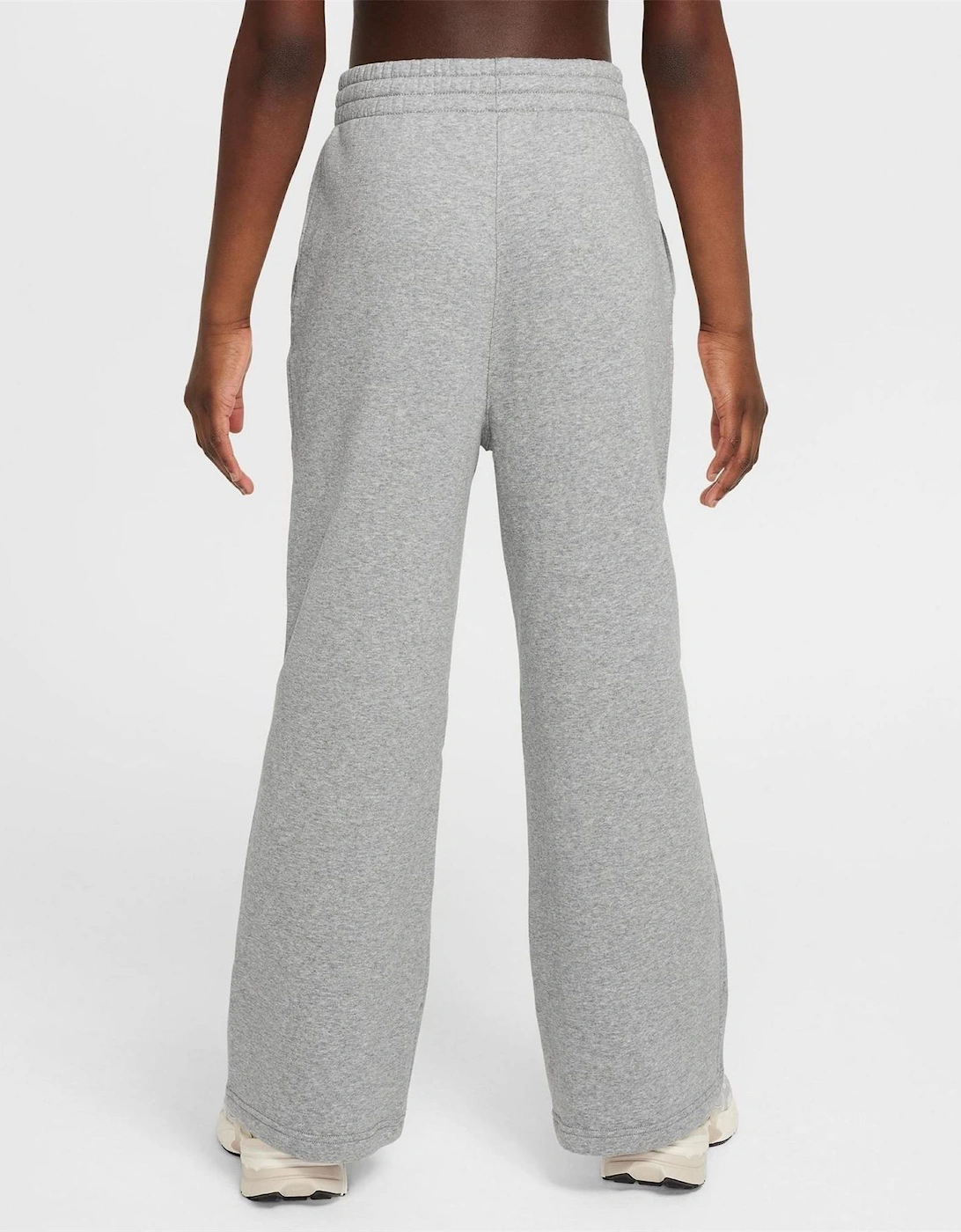 Club Solid Patterned Wide Fleece Sweatpants