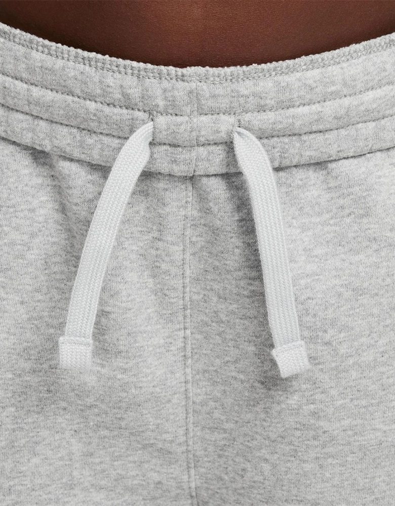 Club Solid Patterned Wide Fleece Sweatpants