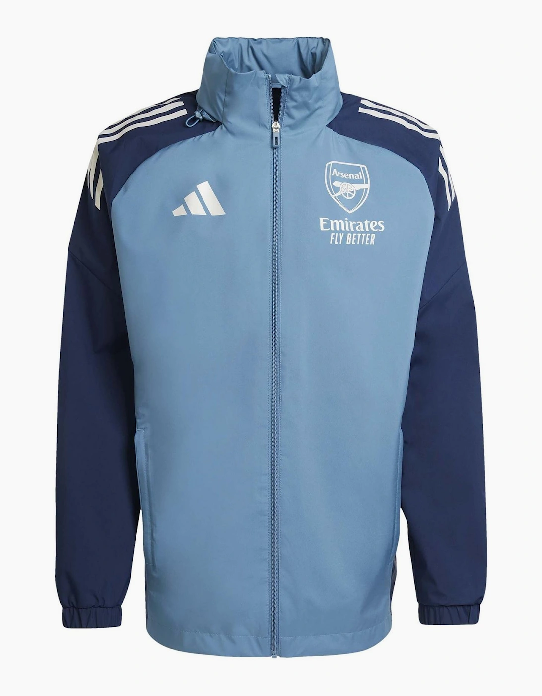 AFC Colour Block Side Pocket Hooded Rain Coat, 7 of 6
