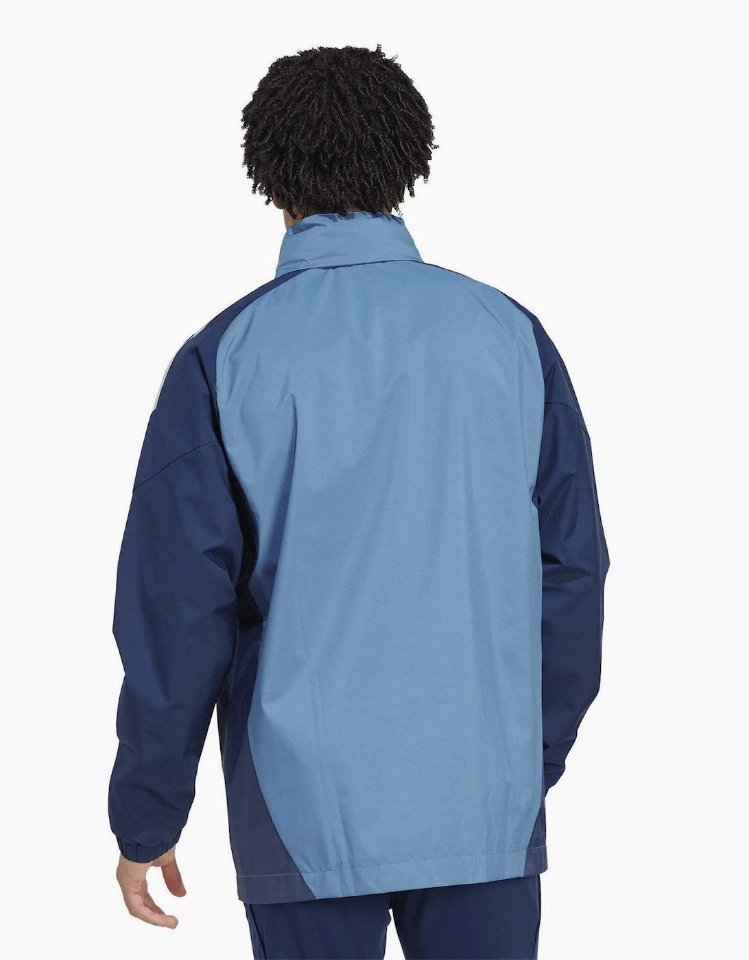 AFC Colour Block Side Pocket Hooded Rain Coat