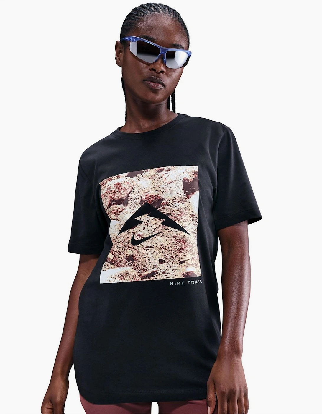 Nike Men's Black M Nk Df T Trail - Size: 42