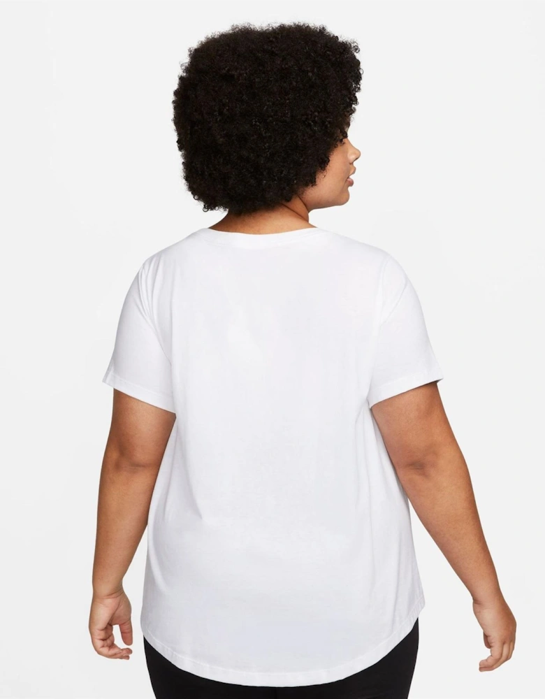 Wordmark Scoop Neck Short Sleeve Jersey T-Shirt