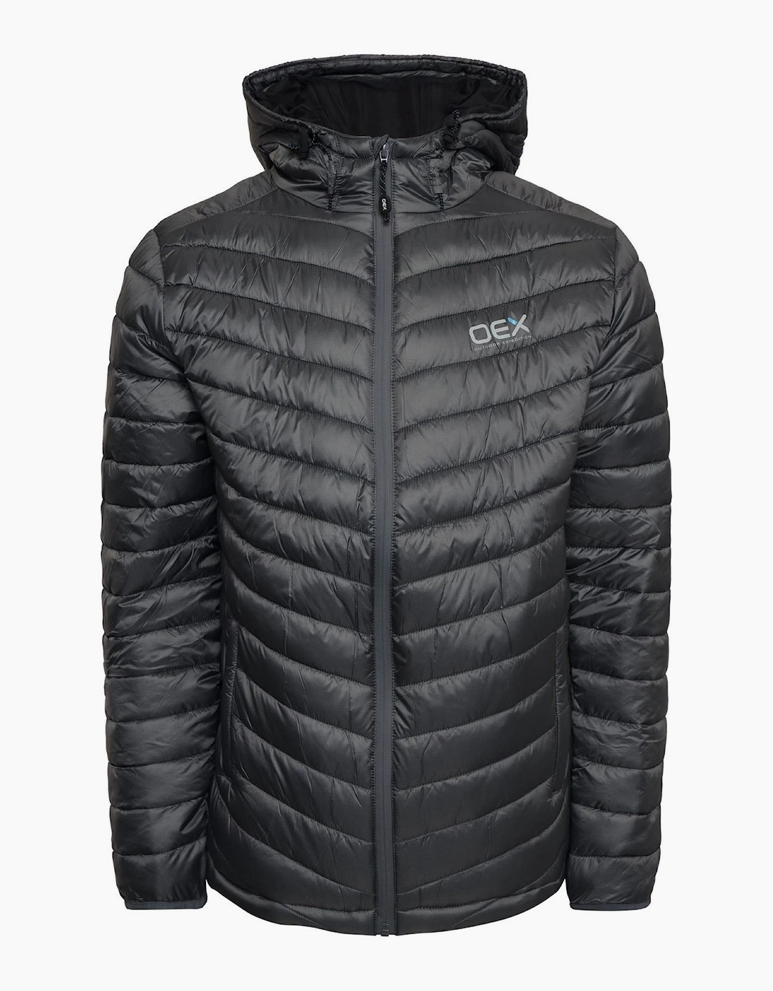 Murdos Solid Patterned Hooded Fitted Cuff Puffer Jacket, 3 of 2