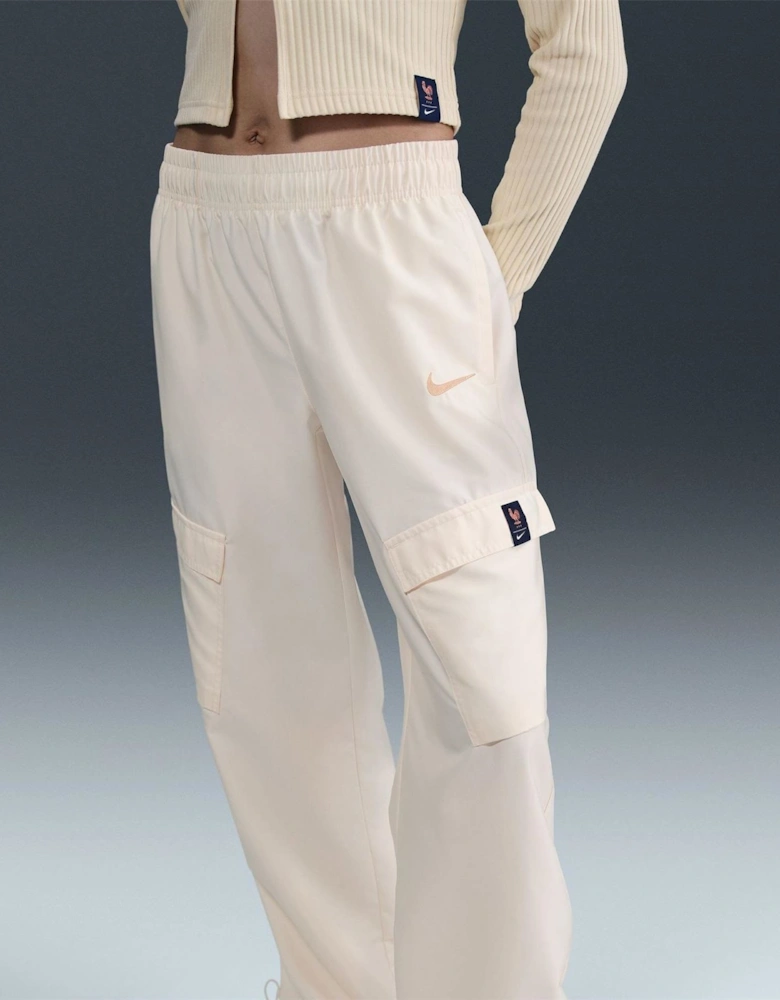 Trend Solid Patterned Wide Leg Cargo Pants
