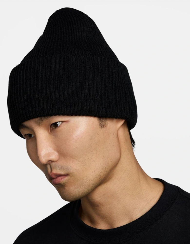 Peak Logo Embroidered Beanie