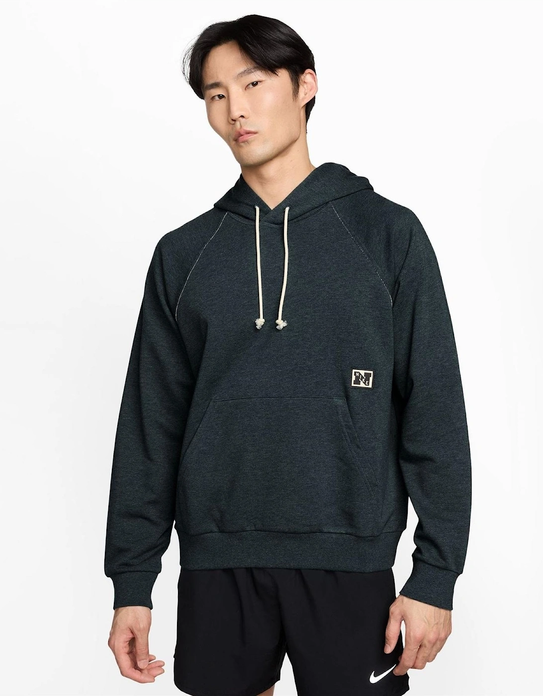 Heritage Wordmark Hooded Long Sleeve Sweatshirt
