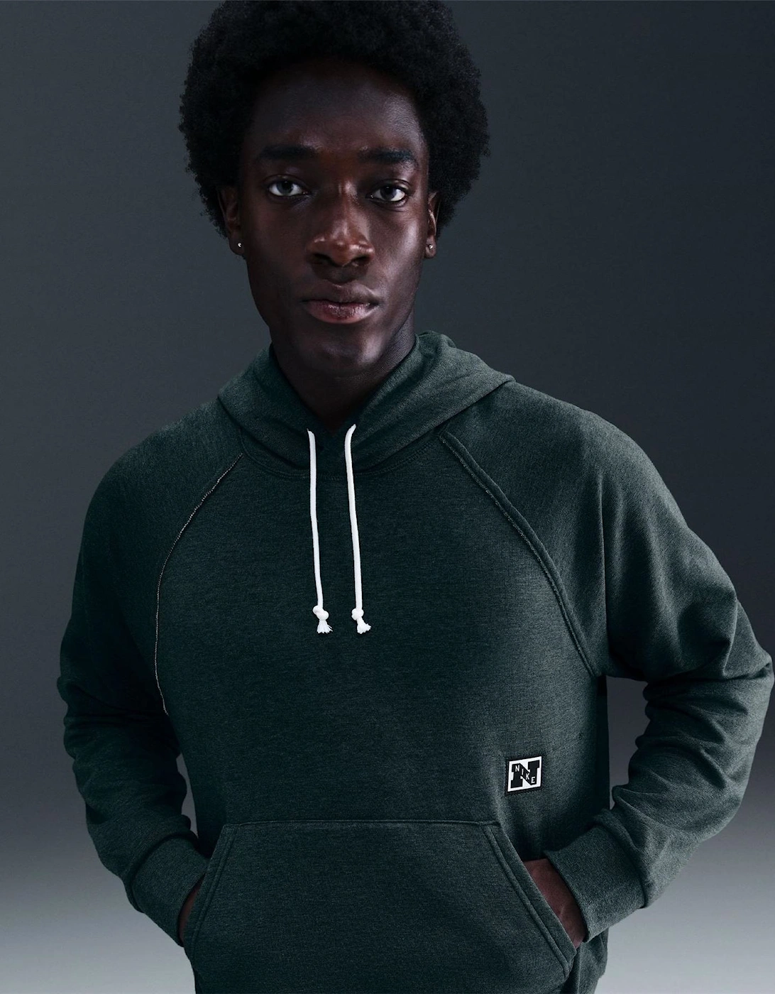 Heritage Wordmark Hooded Long Sleeve Sweatshirt