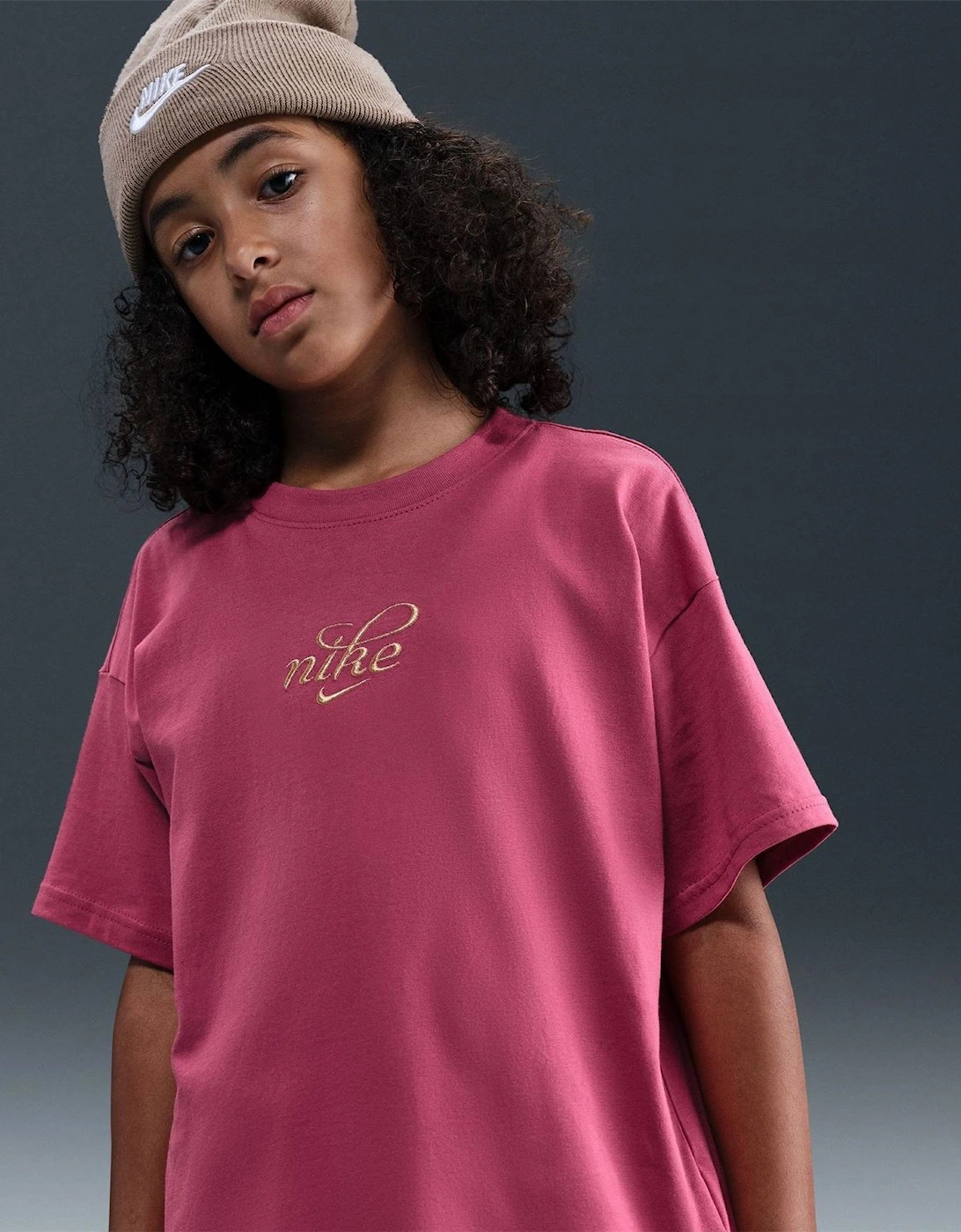 Shine Logo Print Crew Neck Short Sleeve T-Shirt