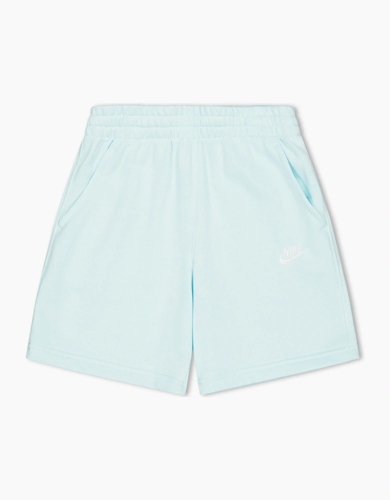 Solid Athletic Shorts with Elasticated Waistband