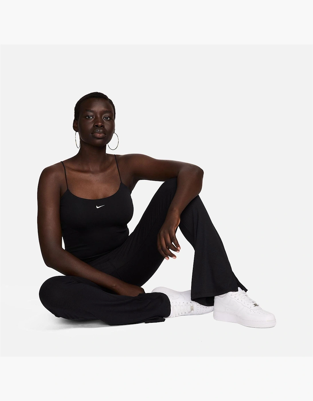Bold Logo Spaghetti Strap Slim Fit Camisole Tank