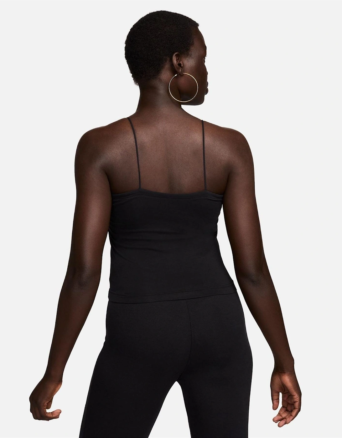 Bold Logo Spaghetti Strap Slim Fit Camisole Tank