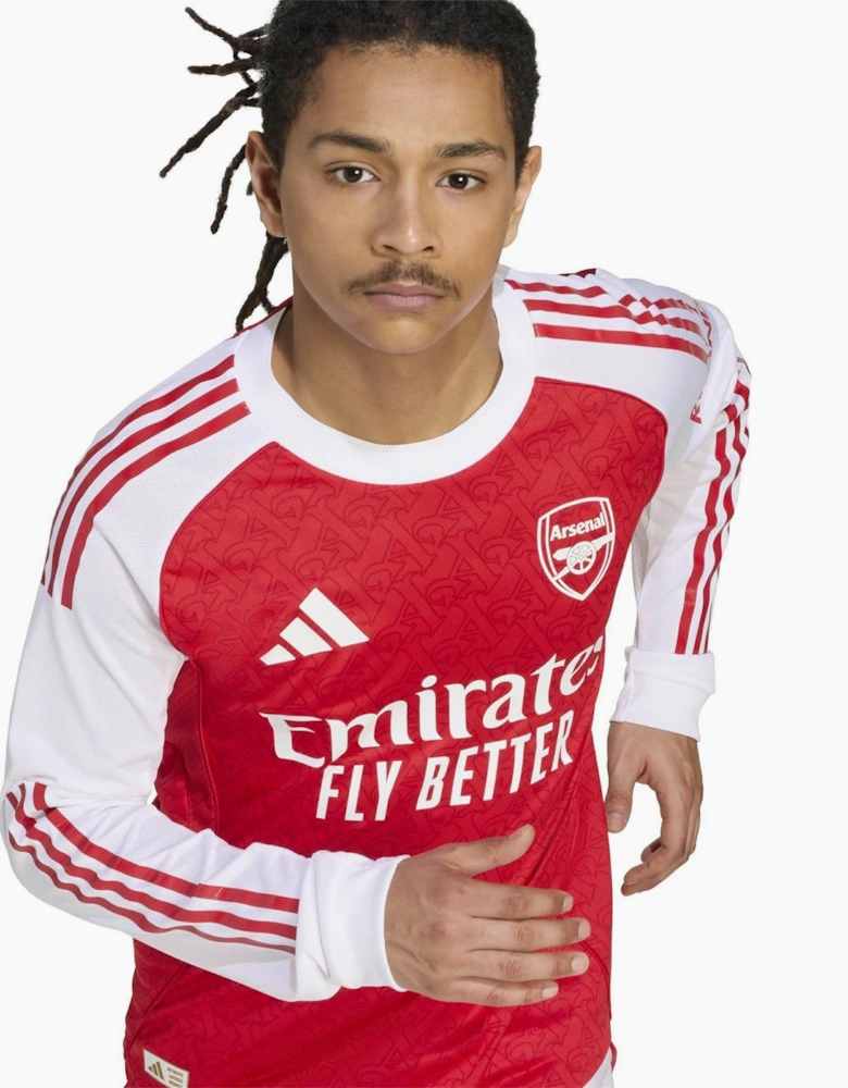 Arsenal Printed Logo Crew Neck Raglan Sleeve Jersey