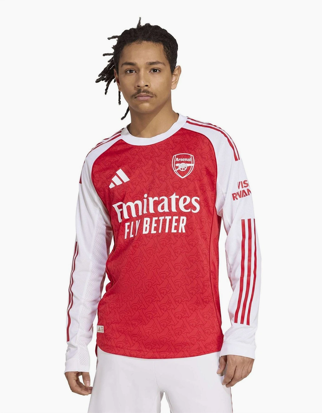 Arsenal Printed Logo Crew Neck Raglan Sleeve Jersey