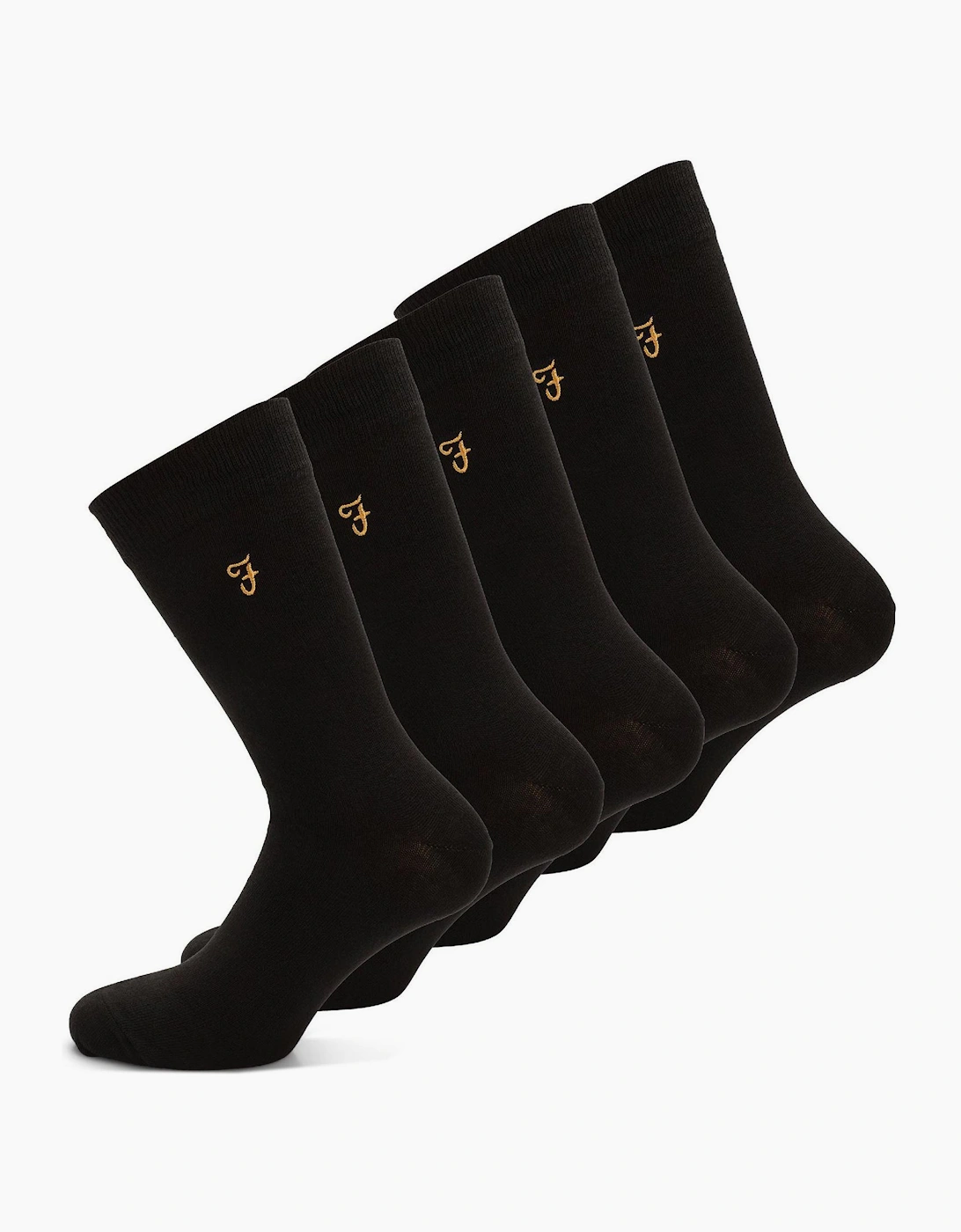 Kinley 5 Pack Long Crew Socks