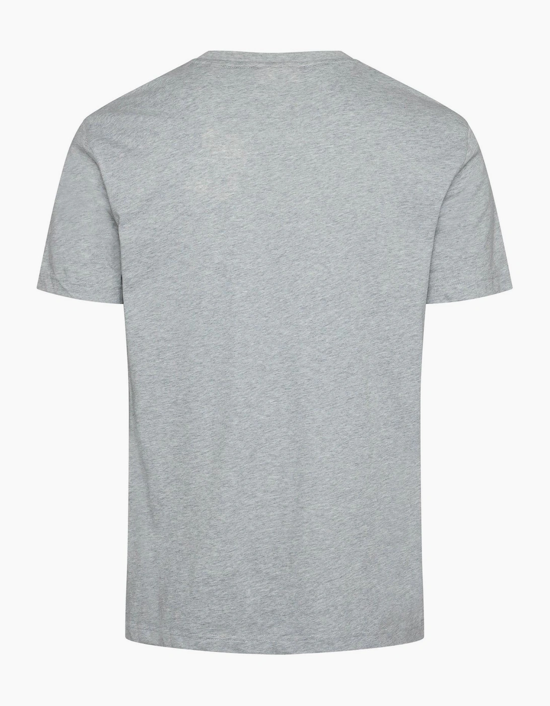 Gant Men's Grey Text Graphic Crew Neck Short Sleeve T-Shirt - Size 40